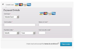 Choice of default payment box